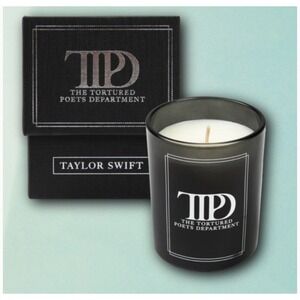 NWT Taylor Swift TTPD‎ Tortured Poets Department Soy Candle Vanilla Amber OS